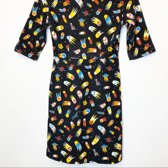 Love Moschino Rocketship Shooting Star Space Dress - Picture 14 of 16